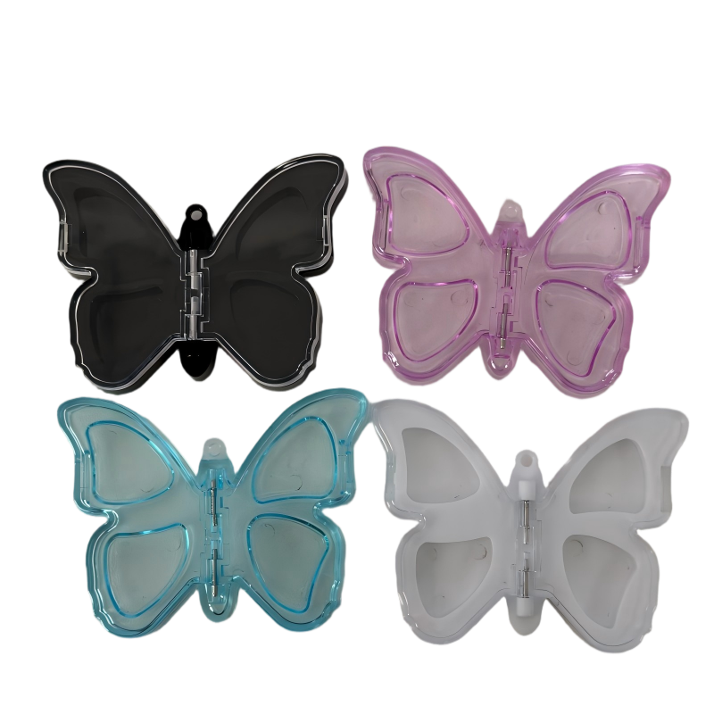 2523空眼影盒创意蝴蝶造型| 多色透明设计 便携实用