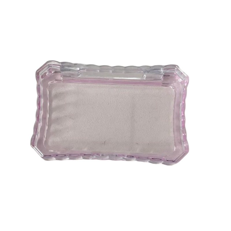 2527高透环保塑料腮红盒｜精致波纹设计 可定制