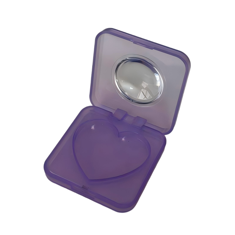 2528-1爱心内格带天窗型彩妆盒｜适用于腮红 / 高光