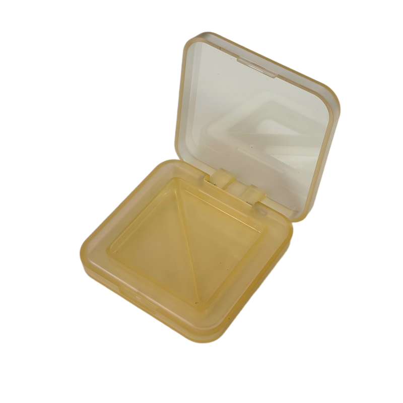 2530-2渐变色方形翻盖彩妆盒｜环保塑料定制彩妆包装