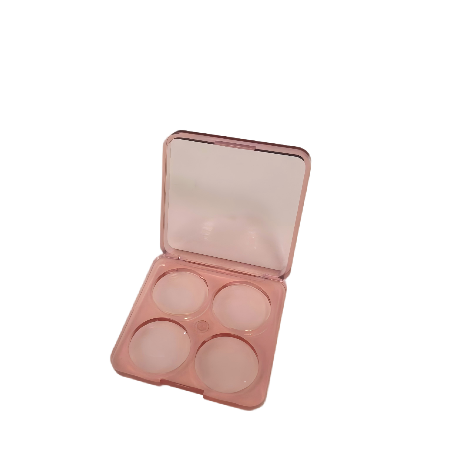 2529便携四色眼影盘 带镜设计 新手友好 日常通勤必备 哑光珠光自由搭配